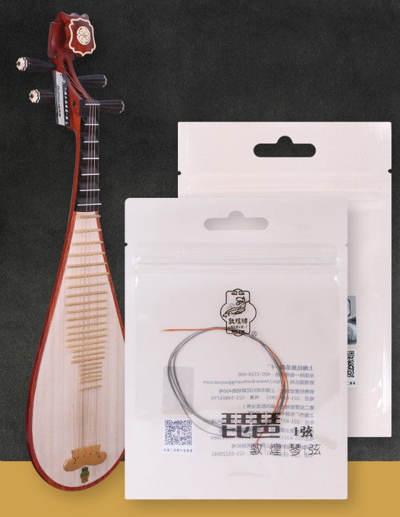 Dunhuang Pipa Strings – Nylon-Wound Steel Strings (1st–4th) | Professional Strings for Traditional Chinese Pipa