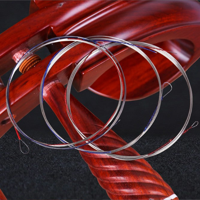 Xinghai Pipa Strings – German Silver Wound Steel-Core Strings (1st–4th) | Full Set & Individual Strings