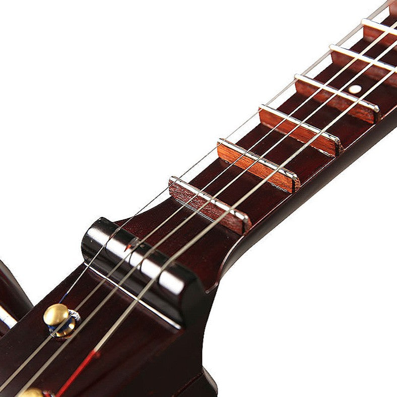 Yuehai 501Z Professional Xiaoruan – Chinese Small Ruan in Mountain Elm with Han Dynasty Official Hat Headstock(山榆木)