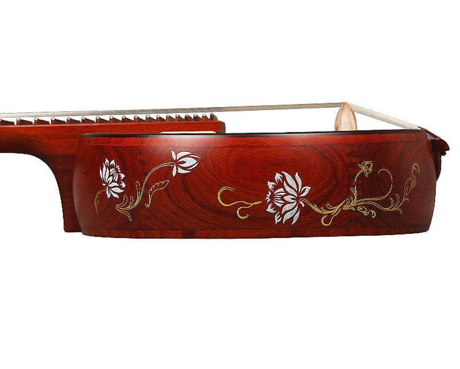 Yuehai DW02-JQ Xiaoruan – African Rosewood Small Ruan with "Dreamlike Romance" Design