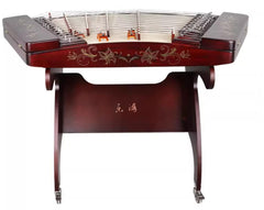 YueHai DL21T-3 Beginner Yangqin – 402 Model with “Golden Years” Motif and Decorative Relief Inlay
