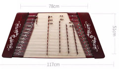 YueHai DL21W Beginner Yangqin – 402 Model with “Dancing Phoenixes” Motif and Laser Gold Inlay