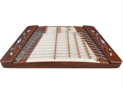 YueHai 623L-A Professional Yangqin – Grand Dalbergia Rosewood with Mother-of-Pearl & Colorful Shell Inlay