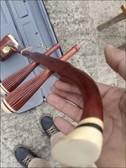 Used Dunhuang No.198 Vintage Erhu – 1998 Shanghai Made, Aged Rosewood Oval Neck, Natural Python Skin