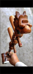 Used NO.226 Antique Suzhou Indian Sandalwood Dragon Head Erhu – Feng Yi Xing Workshop, Republic Era (1912–1949)