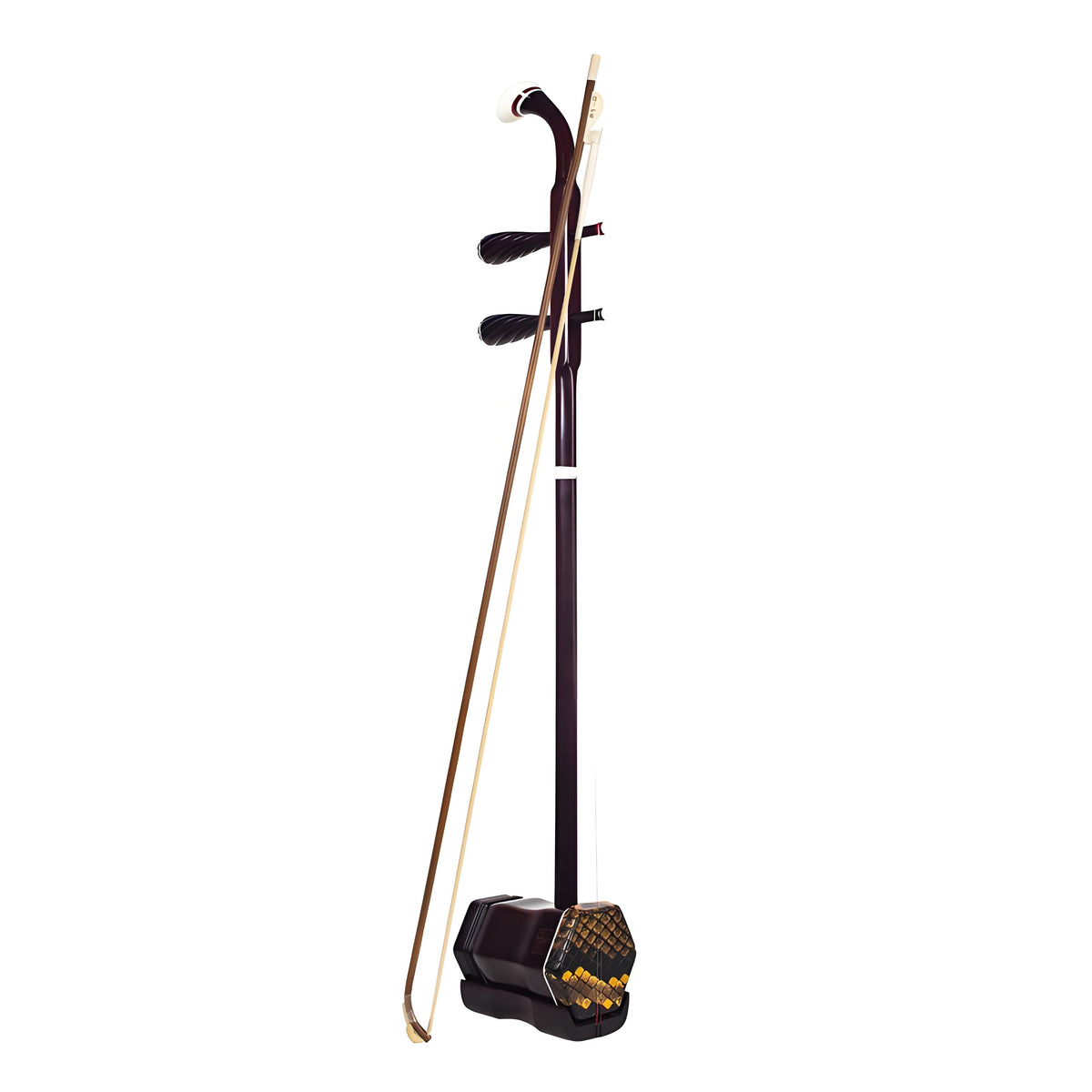 Lu Linsheng Limited Edition Indian Red Sandalwood Erhu – Soloist & Collector’s Model (Zitan King / Flowing Cloud Editions)